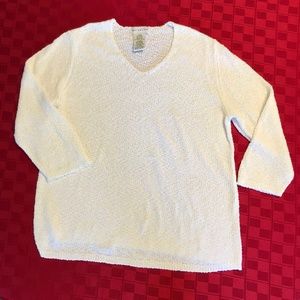 White Stag Textured White Sweater - XL (16/18)